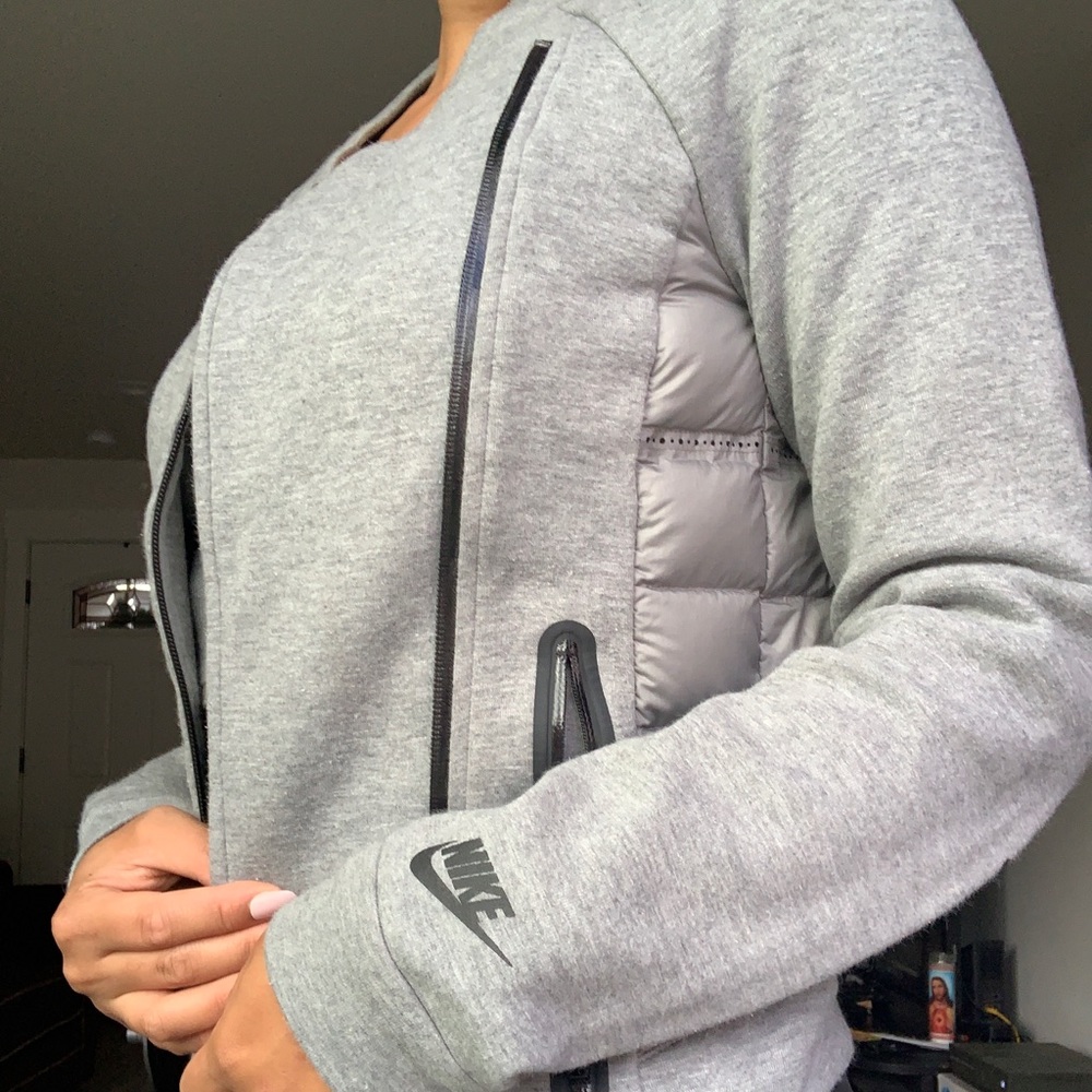 Nike Grey Aeroloft Bomber Jacket